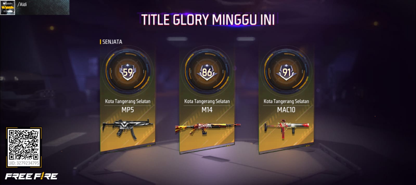 Title Glory terbanyak dalam seminggu